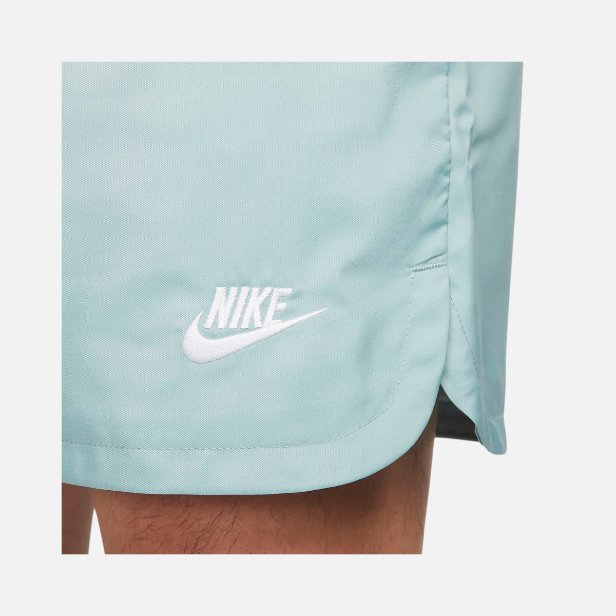 Nike Sportswear Sport Essentials Men's Woven Lined Flow Shorts -Mineral/White