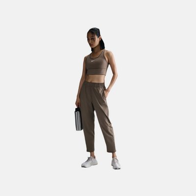 Nike Dri-FIT Fast Mid-Rise 7/8 Women's Running Trousers -Mink Brown/Mink Brown