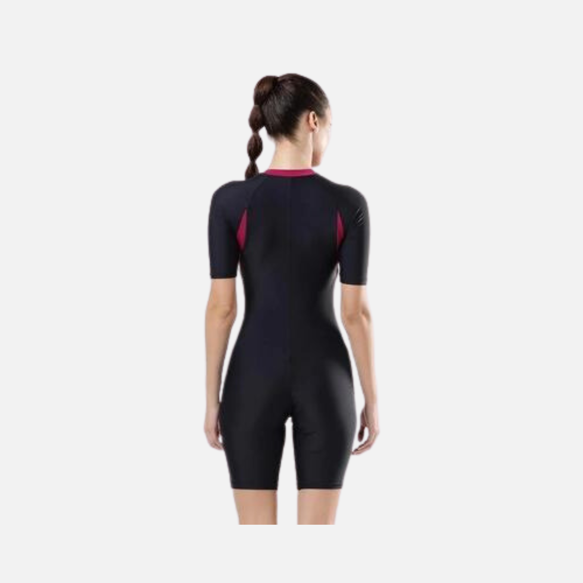 Speedo Essential Panel Women's Kneesuit Swimwear -True navy/Berry