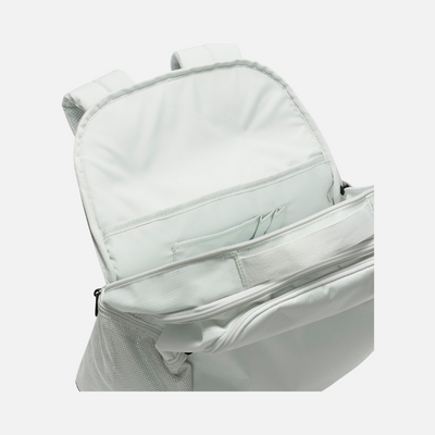 Nike Brasilia 9.5 Training Backpack (Medium, 24L) - Light Silver/Black/Stadium Green