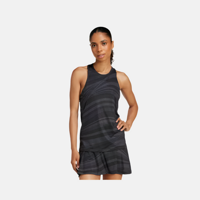 Adidas Club Tennis Climacool Graphic Women's Tennis Tank Top -Carbon