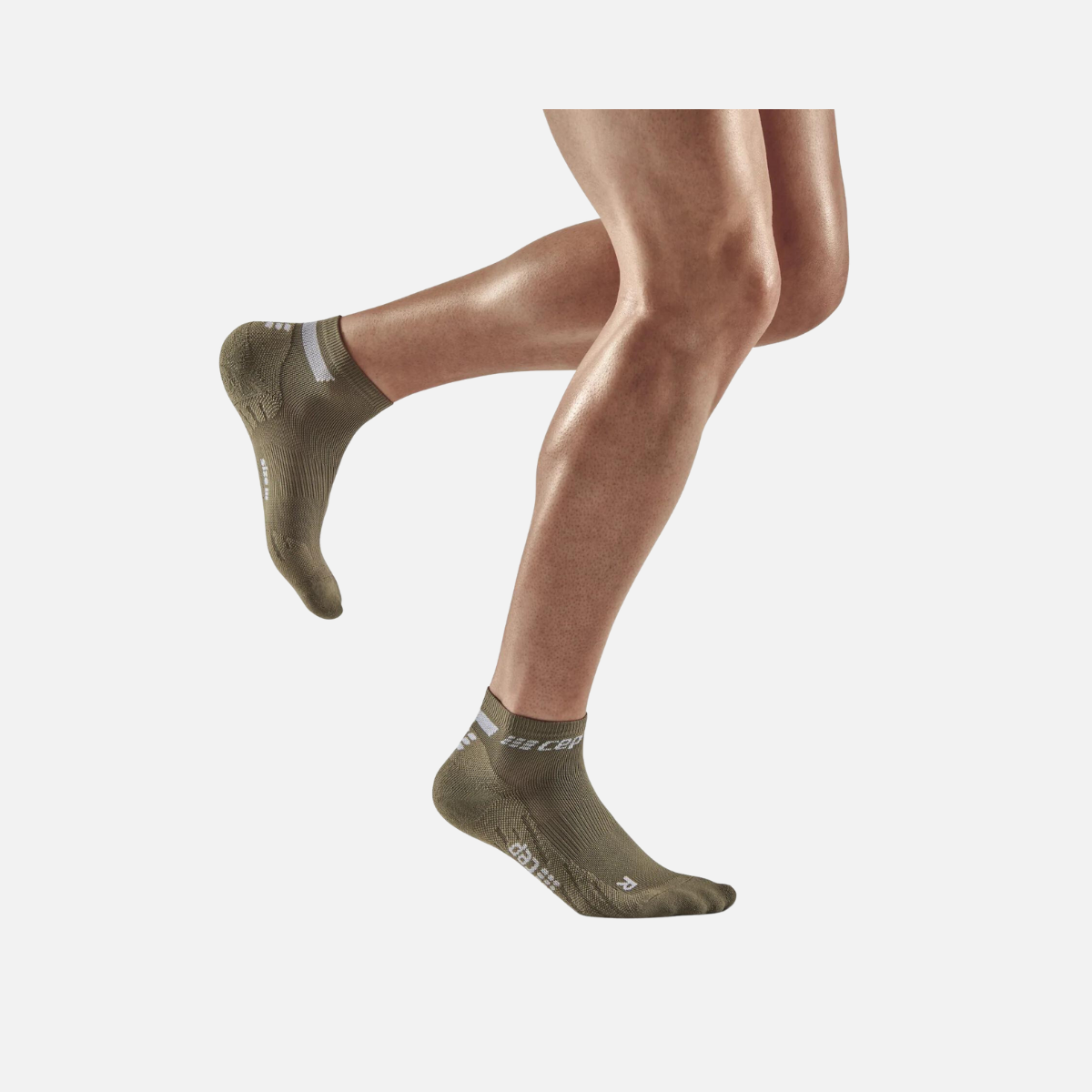 Cep The Run 4.0 Low Cut Men's Socks -Olive