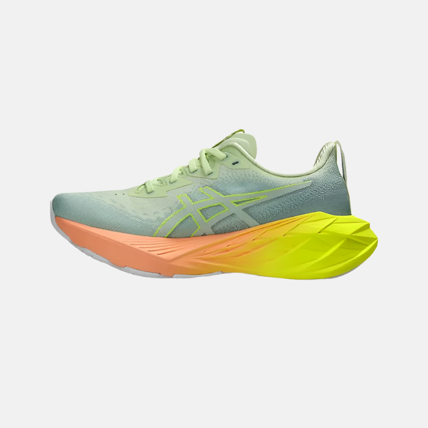 Asics NovaBlast 4 Paris Women's Running Shoes - Cool Matcha/Safety Yellow