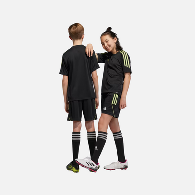 Adidas Tiro 23 League Kids Unisex Training Shorts (5-12 Years) -Black/Pulse Lime