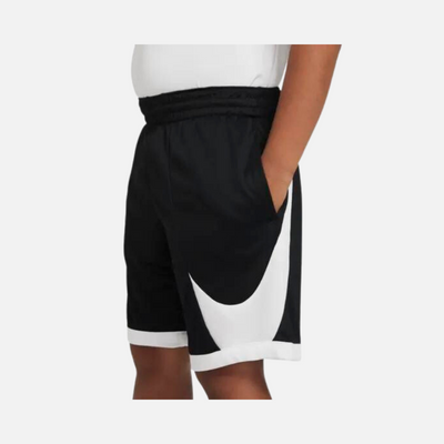 Nike Dri-FIT Older Kids Basketball Shorts -Black/White/White/White