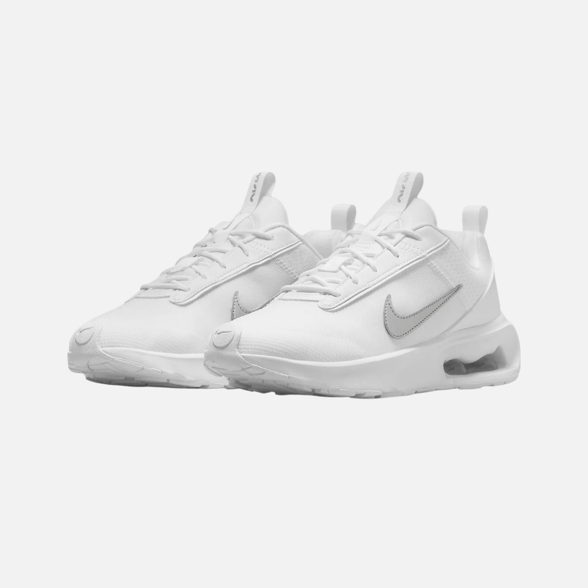 Nike Air Max INTRLK Lite Women's Lifestyle Shoes - White/White/Metallic Silver