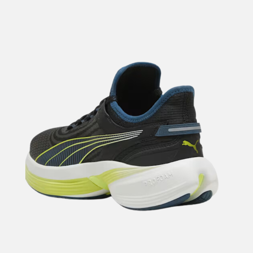 Puma Conduct Pro Unisex Running Shoes -Black/Ocean Tropic/Feather Gray