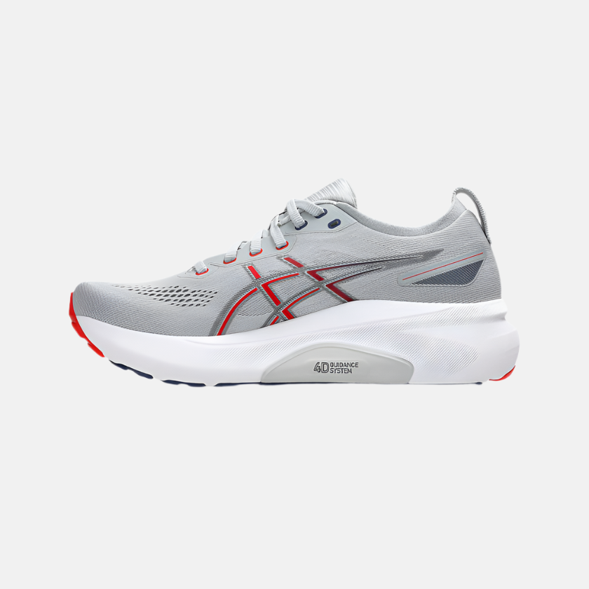 Asics Gel-Kayano 31 Men's Running Shoes -Piedmont Grey/Fiery Red