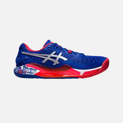 Asics Gel-Resolution 9 Limited Edition Men's Tennis Shoes -Blue/Pure Silver