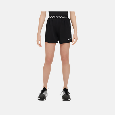 Nike Trophy Older Kid's Girl Dri-FIT Training Shorts -Black/White