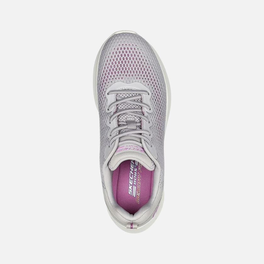 Skechers Bobs Unity-Hint Of Color Women's Walking Shoes -Gray/Purple