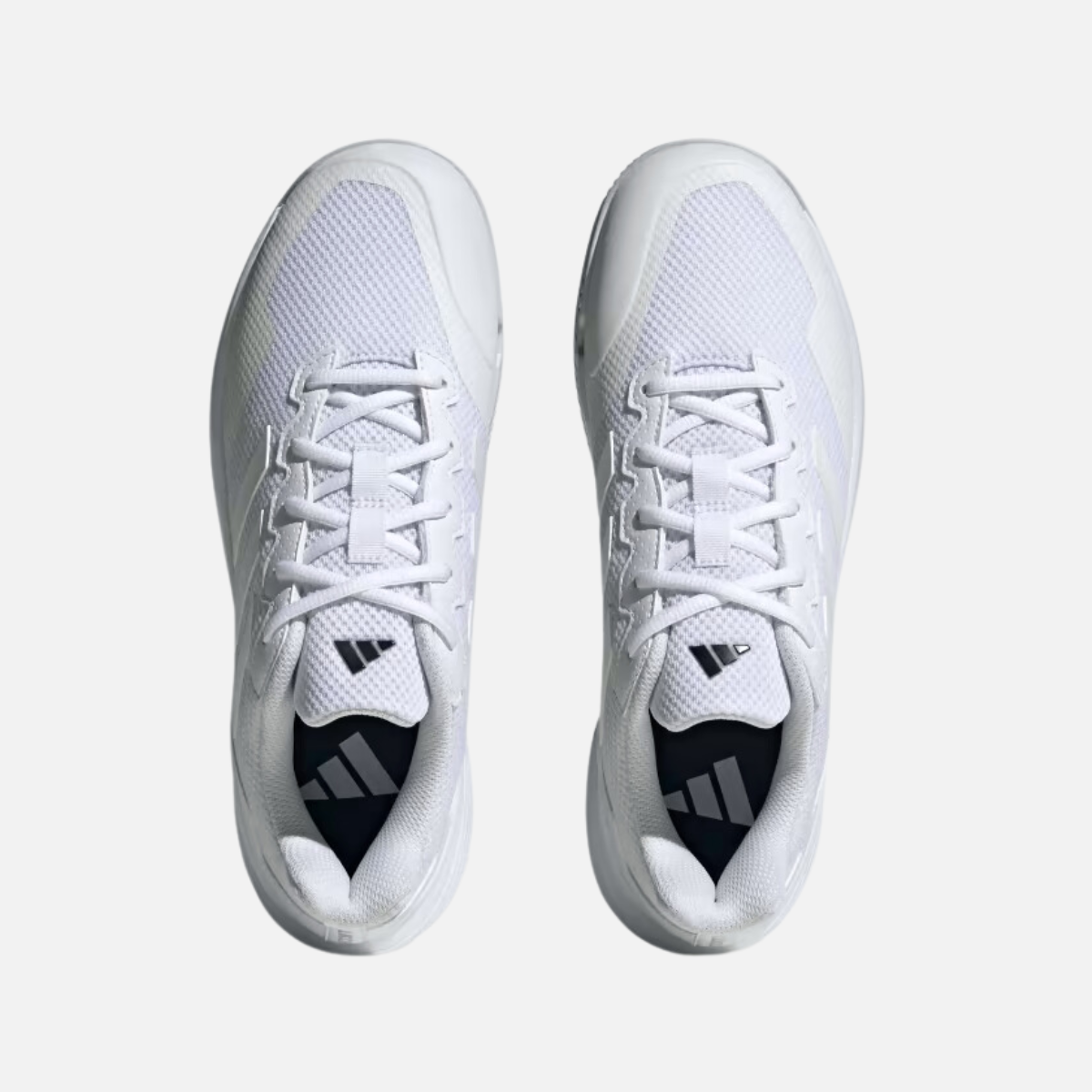 Adidas GAMECOURT 2.0 Tennis Shoes -Cloud White/Cloud White/Matte Silver
