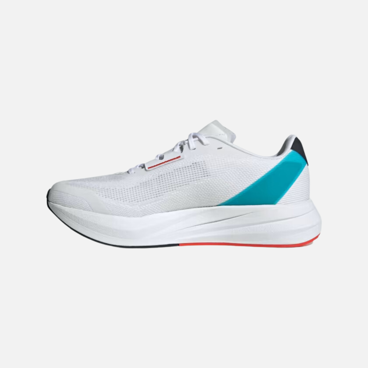 Adidas Duramo Speed Men's Running Shoes -Cloud White/Core Black/Lucid Cyan
