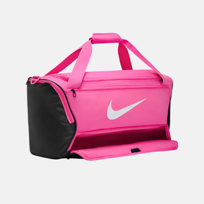 Nike Brasilia 9.5 Training Duffel Bag 60L -Laser Fuchsia/Black/White