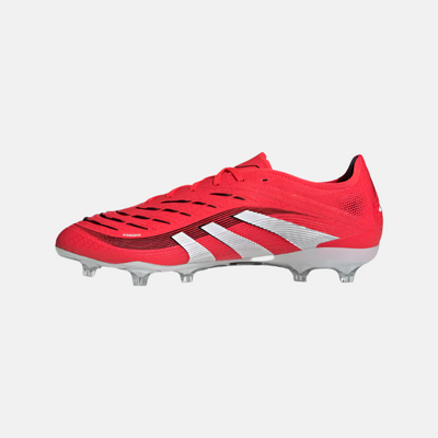 Adidas Predator Pro Firm Ground Unisex Football Shoes -Lucid Red/Cloud White/Core Black