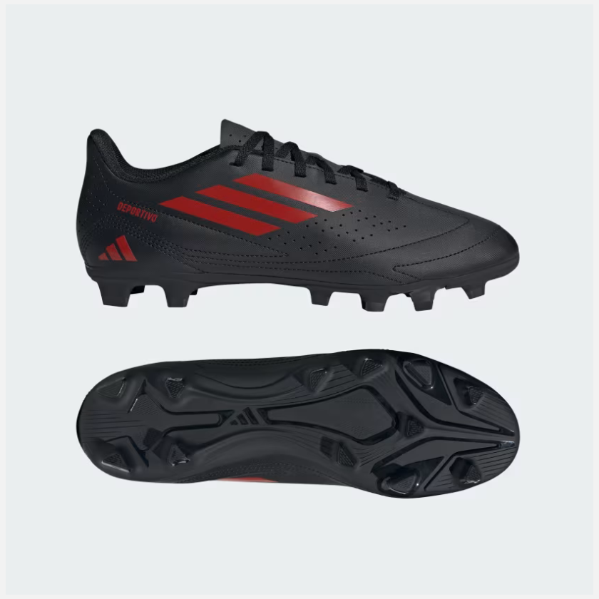 Adidas Deportivo III Flexible Ground Men's Football Shoes -Core Black/Gray Three/Core Black