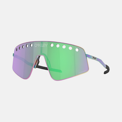 Oakley Sutro TI Sweep Polished Oil Slick/Prizm Road Jade Sunglasses