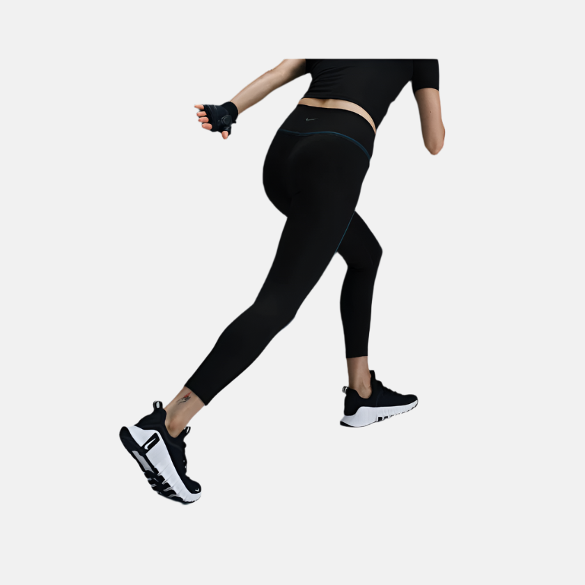 Nike One High-Waisted 7/8 Women's Leggings -Black/Armoury Navy/Black