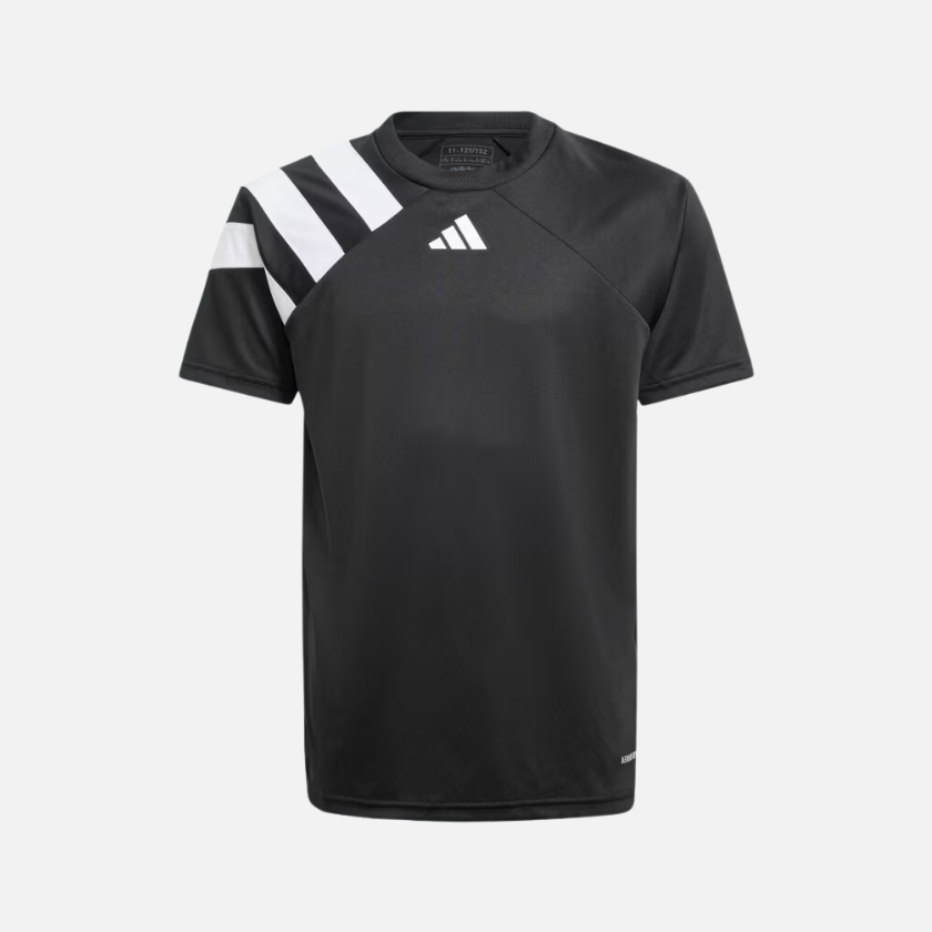 Adidas Fortore 23 Kids Unisex Football Jersey (5-16 Years)-Black/White