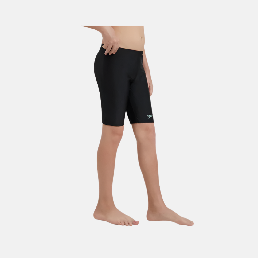 Speedo Endurance10 Side Panel Digital Print Boy's Jammer -Black/Anthracite/Arctic Glass