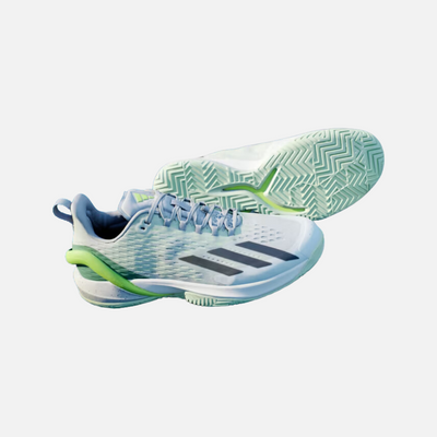 Adidas Adizero Cybersonic Men's Tennis Shoes - Crystal Jade S24/Core Black/Lucid Lemon F23
