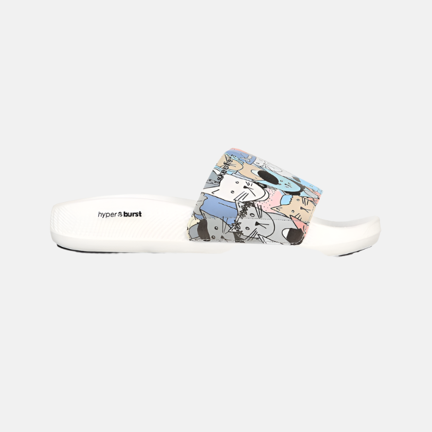 Skechers Hyper Slide -Pawsome Women's Lifestyle Slide -White/Multi