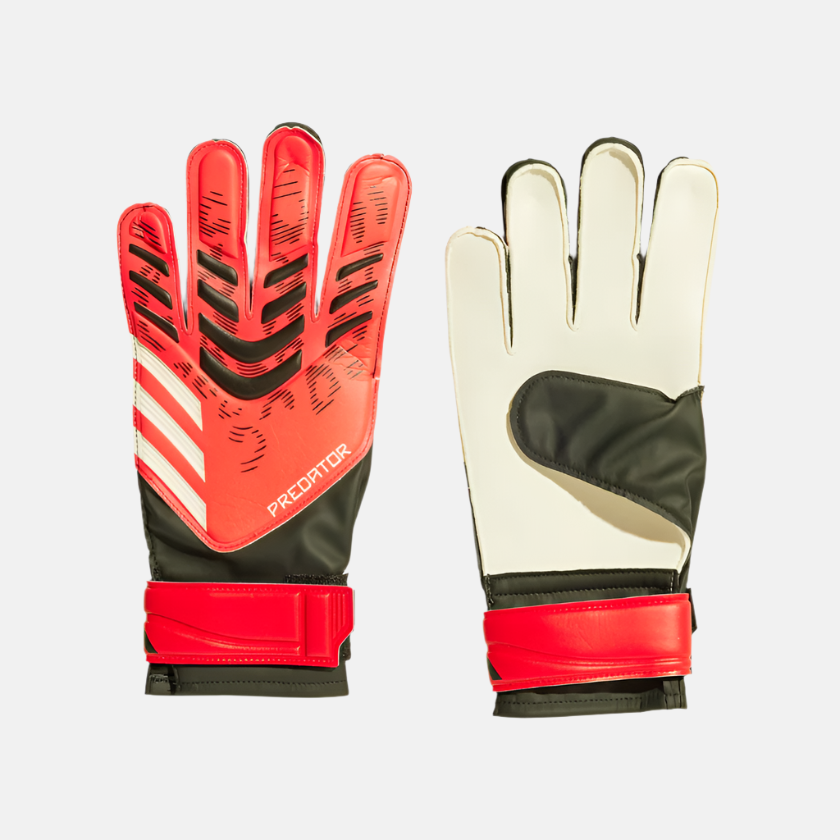 Adidas Predator Pro Football Goalkeeper Gloves - Lucid Red/Black/Pure Ruby