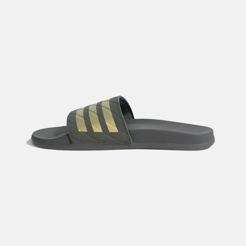 Adidas Acteve Comfort On Unisex Slide -Shadow Olive/Gold Metallic