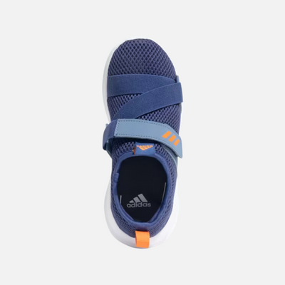 Adidas Erish 1.0 Kids Unisex Shoes (4-16Year)-Night Sky/Wonder Steel/Semi Impact Orange
