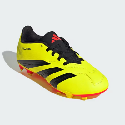 Adidas Predator Club Flexible Ground Football Kids Unisex Shoes (4-7Year) -Team Solar Yellow 2/Core Black/Solar Red