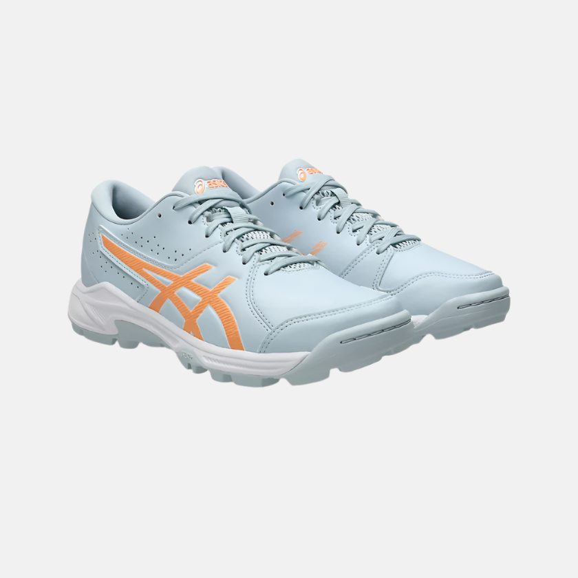 Asics GEL-PEAKE 2 GS Kids Cricket Shoes -Cool Grey/Bright Sunstone