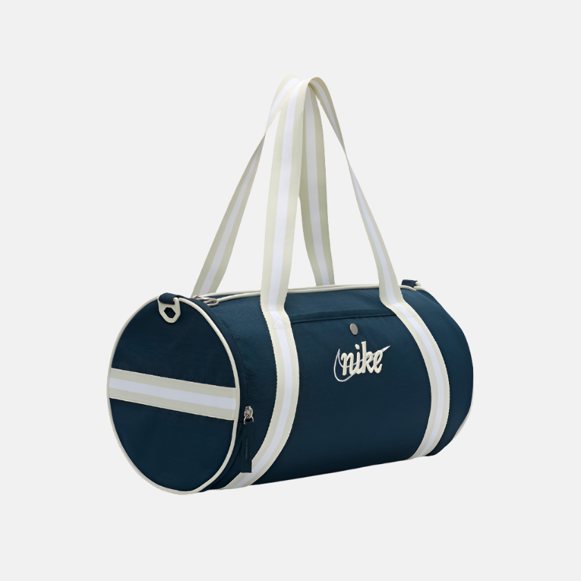 Nike Heritage Retro Duffel Bag (13L) -Armoury Navy/Sea Glass/White