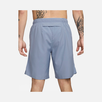 Nike Challenger Men's Dri-FIT 23cm (approx.) Unlined Running Shorts -Ashen Slate/Light Armoury Blue/Black/Light Armoury Blue