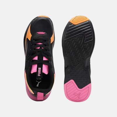 Puma X- Ray Airflex Women's Running Shoes -Black/Clementine/Poison Pink