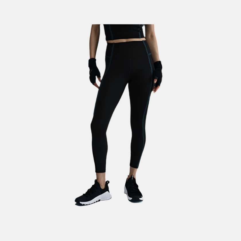 Nike One High-Waisted 7/8 Women's Leggings -Black/Armoury Navy/Black