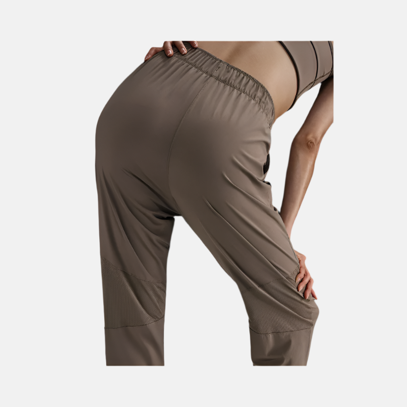 Nike Dri-FIT Fast Mid-Rise 7/8 Women's Running Trousers -Mink Brown/Mink Brown