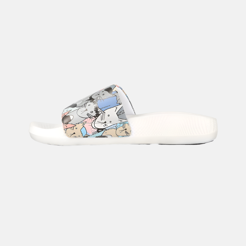 Skechers Hyper Slide -Pawsome Women's Lifestyle Slide -White/Multi