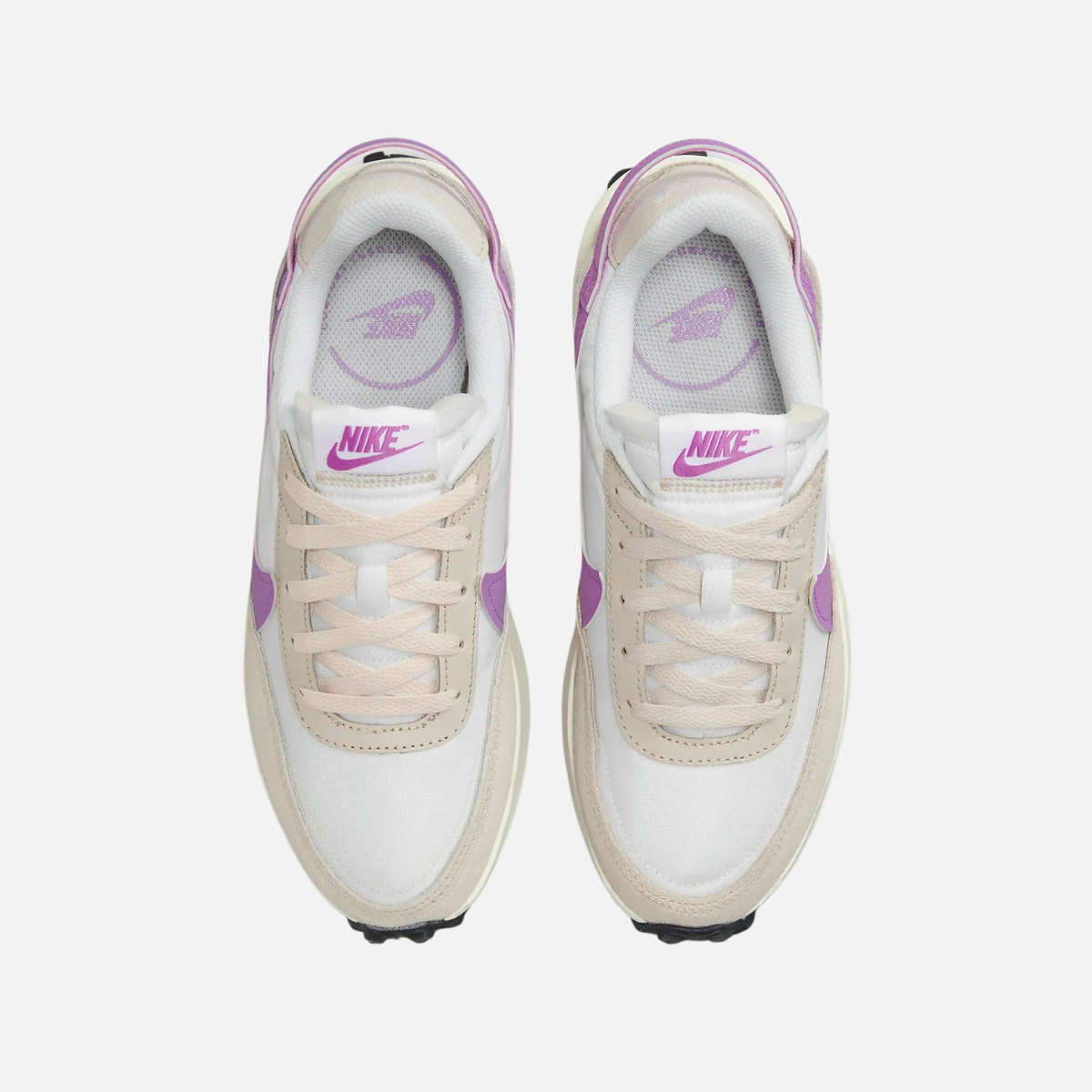 Nike Waffle Debut Women's Shoes -White/Light Orewood Brown/Sail/Rush Fuchsia