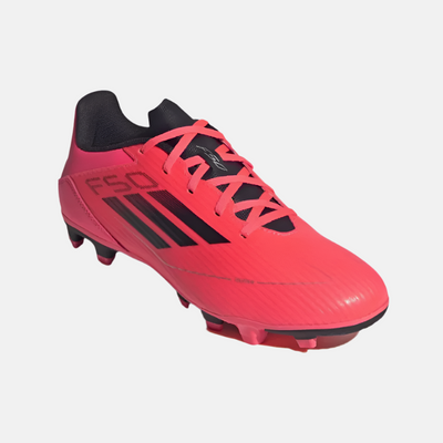 Adidas F50 Club FXG Unisex Football Shoes -Turbo/Aurbla/Platinmet