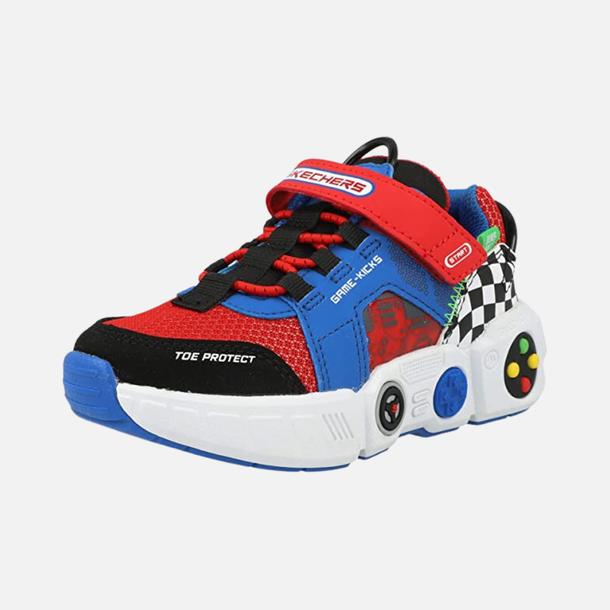 Skechers Gametronix Kids Shoes (4-9 Year) -Blue/Multi