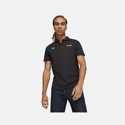 Puma Mercedes-AMG Petronas Motorsport Men's Polo T-shirt -Black