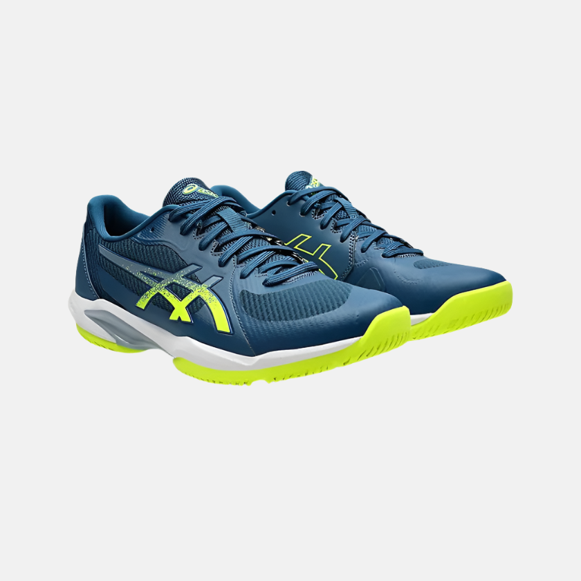 Asics Solution Swift FF 2 Men's Tennis Shoes -Mako Blue/Safety Yellow