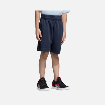 Adidas Kids Boy Linear Graphics Shorts (7-16 Years) -Legend Ink