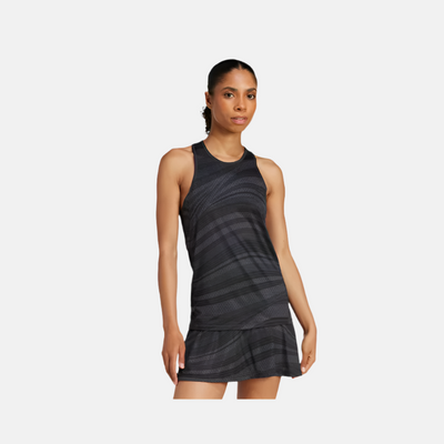 Adidas Club Tennis Climacool Graphic Women's Tennis Tank Top -Carbon