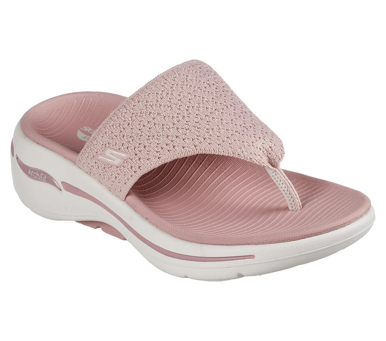 Skechers Go Walk Arch Fit Women's Lifestyle Slippers – Pink