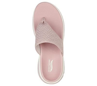 Skechers Go Walk Arch Fit Women's Lifestyle Slippers – Pink