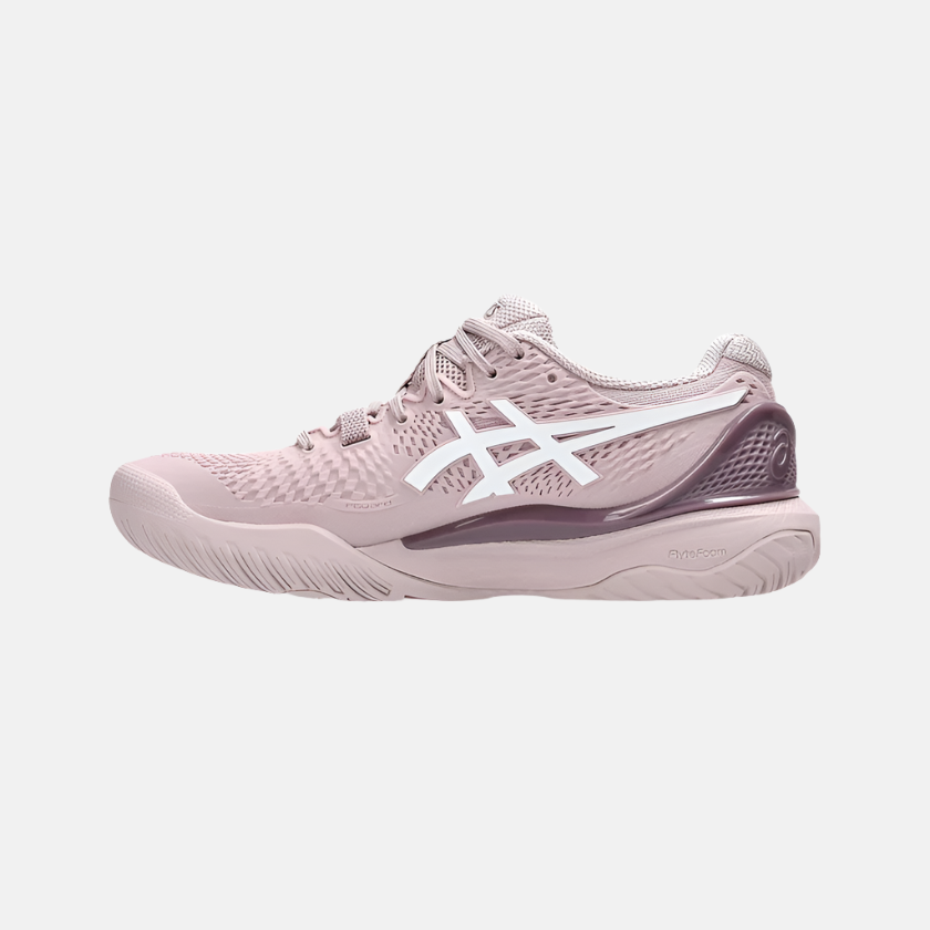 Asics Gel-Resolution 9 Women's Tennis Shoes -Watershed Rose/White