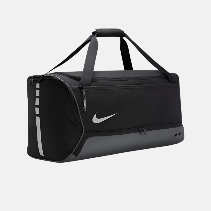 Nike Hoops Elite Duffel Bag 57L -Black/Iron Grey/Metallic Silver