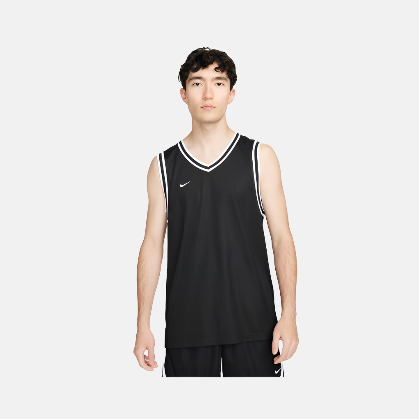 Nike DNA Men's Dri-FIT Basketball Jersey -Black/White