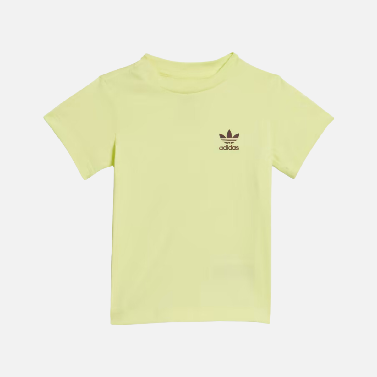 Adidas Shorts And T-shirt Kids Se-Pulse Yellow/Maroon